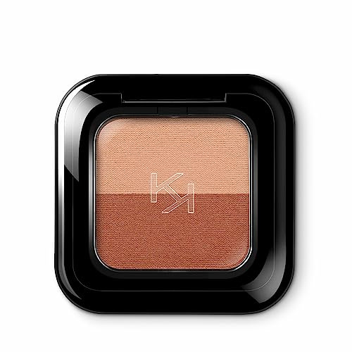 KIKO Milano Bright Duo Eyeshadow 03, Duo-Lidschatten Mit Großzügiger Und Intensiver Farbabgabe