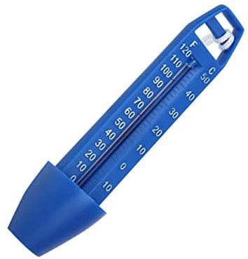 Sosoport Poolthermometer Schwimmend Analog Wasserthermometer Für Swimmingpool Und Badebecken Mit Langlebigem Kunststoff Messbereich Praktisches Thermometer Mit Aufhängeband