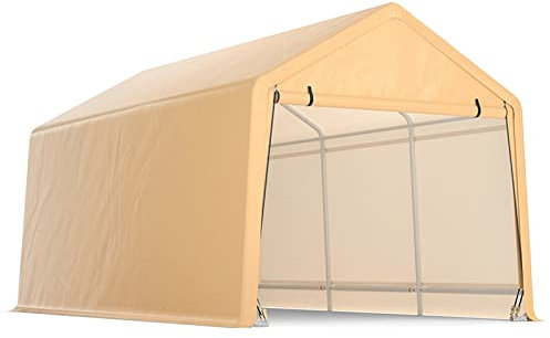 9 X 17 Fuß Hochleistungs-Carport-Überdachung Für Garten, Auto, Zelt, Markise, Garage, Wasserdicht, Regenfest, Überdachungszelte