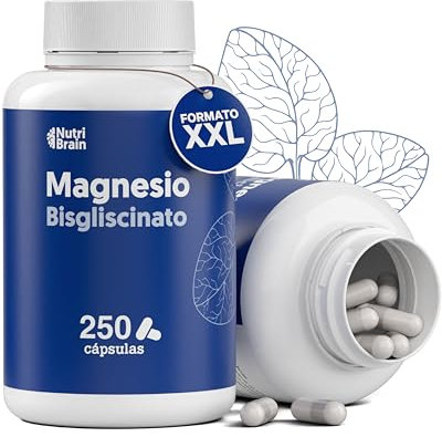 Magnesio Bisglicinato 2.000mg - Dose XXL (250 Capsule) | Forma Chelata: Sonno Ristoratore, Energia, Supporto Osseo e Muscolare, Concentrazione | Alta Biodisponibilità, Senza Effetti Lassativi