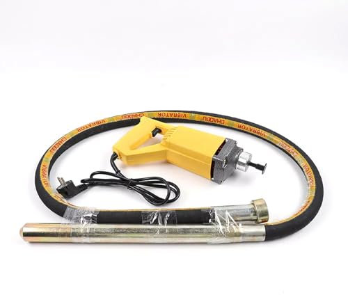 Secteur de béton, secoueur de bouteille, vibreur de béton, vibreur électrique, portable, avec tuyau de 2 m, 4000 tr/min, diamètre de la bouteille 35 mm