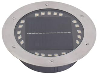 Faretto a Incasso Solare Giardino Esterno, 8/12/16/20 LED luce solare confezione da faretti solari da incasso a terr,Lampada solare per Prato, Vialetto, Scala, Paesaggio(Size:Luce bianca,Color:20W)
