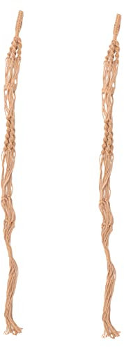 KONTONTY 2piezas Kit De Macramé Colgante para Plantas Ganchos para Macetas Decoración Fácil De Instalar