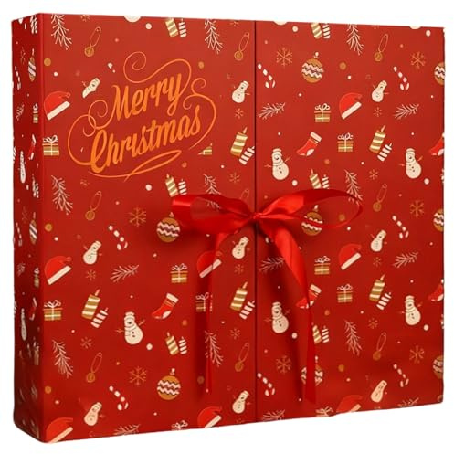 DIY Advent Calendar, Empty Advent Calendars to Fill DIY 24 Days Countdown Christmas Calendar Boxes for Xmas Holiday Decoration