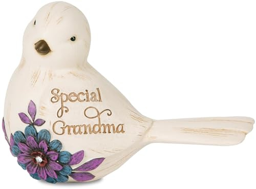 Pavilion Gift Company 41047 Simple Spirits Grandma Bird Figurine, 3-Inch, Beige