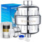 WinArrow No Contaminación Reemplazables de Alta Salida Universal Filtro de la Ducha Purificador de Agua Profunda Deje que su Cabello y la Piel Más Sana Teflon Cinta - Cromo