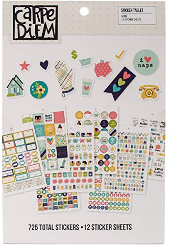 Simple Stories casa Adhesivo Decorativo para Tablet, Multicolor