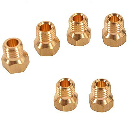 6 LPG-Düsen für Herd, Kochfeld, Butan, Calor Propangas, 1 x 50, 2 x 65, 2 x 70, 1 x 87