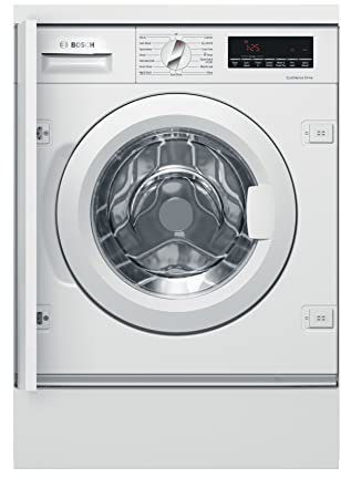 Bosch Home & Kitchen Appliances Bosch WIW28502GB Built in Washing Machine with 8kg Capacity, 5 Year Warranty (T&Cs apply), SpeedPerfect, ActiveWater Plus, EcoSilence Drive, 1400rpm, White, Serie 8