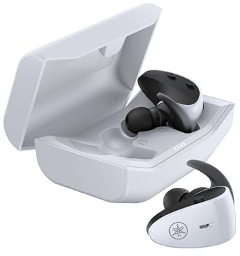 Yamaha TW-ES5A True Wireless Sports Earbuds – Mit Listening Care – In Weiß