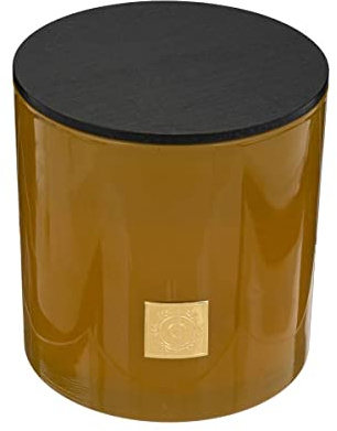Atmosphera - Bougie Parfumée Vanille Bourbon dans Pot en Verre Ocre 1200 G