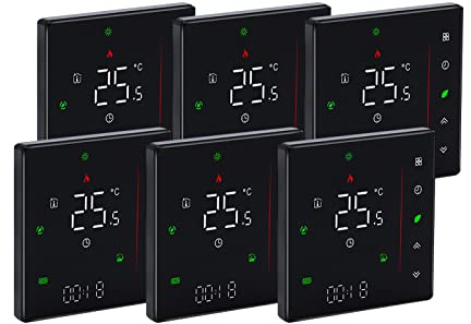 Qiumi Thermostat WiFi Chauffage Eau Sol APP Smart Life programmable