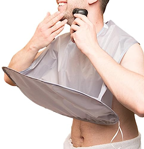Attrape-Barbe, Feuille Rasage Imperméable, Attrape-tondeuse À Barbe Lavable, Attrape-poils Facial Pliable Pour Hommes, Cadeaux Fête Des Pères