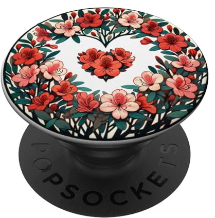 Azalea Bush Flowers Art Azalea flower PopSockets Swappable PopGrip