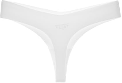 PRIOKNIKO Perizoma da Donna Mutandine Intere Senza Cuciture con Pantaloni A T Sexy A Vita Bassa,Bianco,XXS