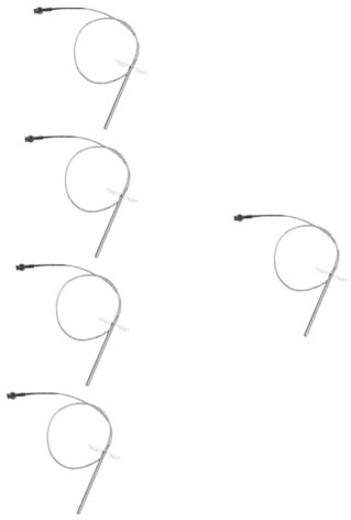 INOOMP 5sets Per Per Barbecue All Resistente Temperature Elevate Per Ottimale Strumento Monitoraggio Facile Usare Per Grigliate e Affumicature