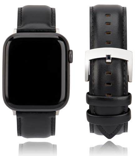 CORROPELLE Bracelet Montre Cuir Compatible avec Apple Watch 49mm 46mm 45mm 44mm 42mm 41mm 40mm 38mm, Élégant Bracelet Cuir Véritable Remplacement pour iWatch 11 10 9 8 7 6 5 4 3 2 1 Ultra3 2 1 SE3 2 1