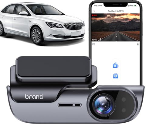 Fiorky 4K Car Dash Camera with GPS Wi-Fi Video Recorder 24H Parking Monitor Driving Vehicle Cam Night Vision Car Camcorder