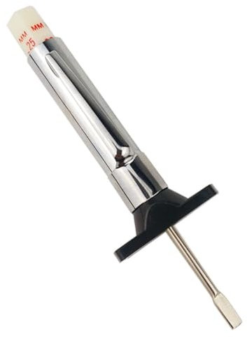 SOLUSTRE 2pezzi Misuratore Profondità Battistrada Pneumatici in Metallo Strumento Preciso e Durevole Per Auto Resistente Urti e Usura Lettura Chiara e Calibrazione Affidabile