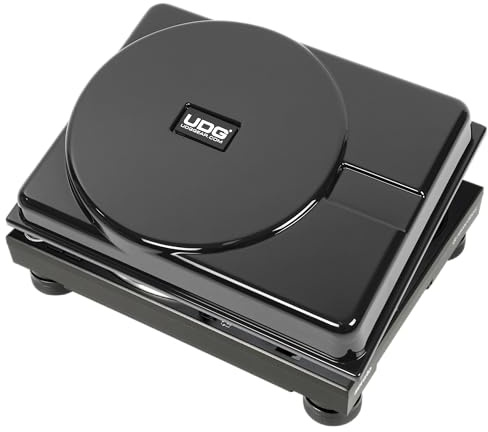 UDG Ultimate Schutzcover Turntable SL-1200 PLX-CRSS12, Schwarz (U94115BL) | Schützen Sie den Plattenspieler vor Staub, verschütteten Flüssigkeiten und Stößen. Maßgeschneiderte ABS-Abdeckung