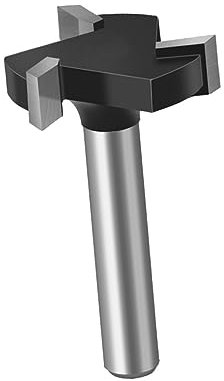 ERINGOGO 1pieza Herramienta De Fresado -shaped De Filos Para Cuchilla De Tenón Práctica Color Negro