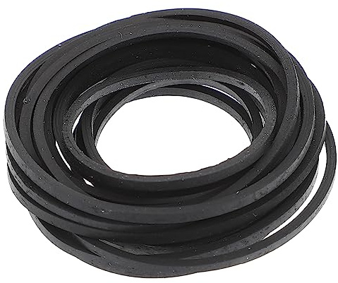 Gummiriemen Schwarz für Kassettenrekorder und Plattenspieler | Wiederherstellung der Drehzahl, mit Elastischem Gummi und Zähigkeit, 20 Stück Packung