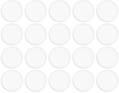 Xinjoduz 60 PCS Double Sided Adhesive Round Tape, 25mm Removable Clear Sticky Tack No Trace Sticky Putty Waterproof Stickers for Car Mounting, Home Decor