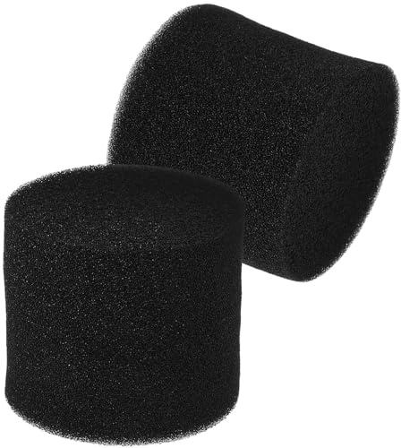 TIDTALEO Spugna per Porta Tubo Bass Reflex 2 Pezzi, Filtro Audio per Cabinet Subwoofer, Accessorio per Altoparlanti Portatili e Chitarre, Diametro 60Mm Altezza 50Mm