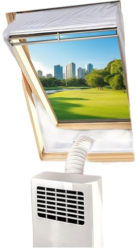 Kit de ventilation pour fenêtre avec climatiseur mobile,Accessoires d'évacuation et d'étanchéité portable,Tissu sortie d'air - Maison, Appartement, Chambre, Salon, Bureau