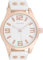 Oozoo Damenuhr mit Lederband 46 MM Weiss/Rosegold C1150