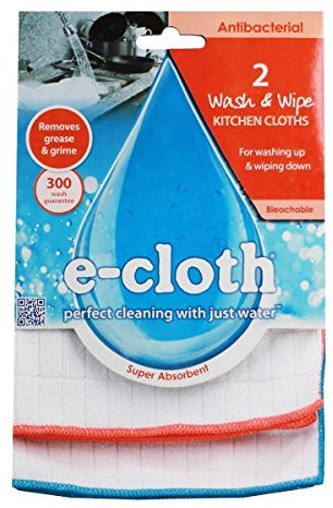 E-Cloth Antibacterial Wash & Wipe Cl 2unit X 5 (Pack of 5)