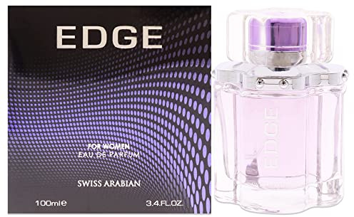 Swiss Arabian Edge For Women- EDP Spray - Floral, Green Fragrance - Long Lasting, Luxury Perfume with Notes of Rose, Freesia, Green notes, Peony, Jasmine, Sandalwood, White Musk -100ml