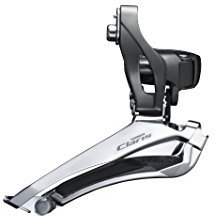 Shimano Umwerfer Claris FD-R2000 8-Fach Schelle hoch 34,9 mm, mit Adapter 31,8/28,6 mm, EFDR2000X