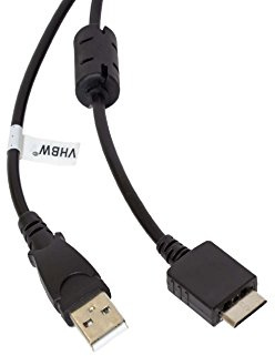 vhbw USB Datenkabel (Typ A auf MP3 Player) Ladekabel kompatibel mit Sony Walkman NWZ-E373, NWZ-E436F MP3 Player - schwarz, 150cm