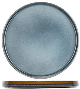 COSY TRENDY 2936014 Assiette à Pain en Porcelaine Quintana-Bleu-D 14 cm