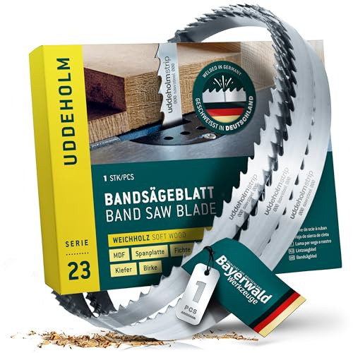 Bayerwald Uddeholm Bandsågblad – 3150 x 12 x 0,7 x 6 / för alla vanliga träslag/sågband som passar bandsågar