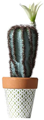 TXXM Falsificación Flor de Cactus Hada Bola de la decoración Pequeño suculentas Decoración Falsos Flores Verdes Plantas de Escritorio (Color : B)
