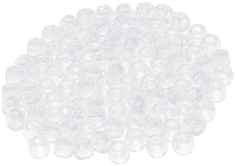 Perles de Tressage de Cheveux de luxe 90 pièces, Transparent Perles de Cheveux petit et originale, Cheveux Tresse Barrettes Magiques pour Coiffure Diy Extensions de cheveux, salon de coiffure