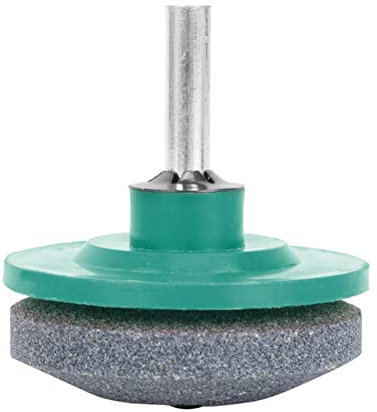 SPORTARC 1 x Rasenmäher-Klingenschärfer, neues Upgrade, universeller Schleifscheiben-Schleifstein, Rasenmäher-Klinge, Messer, Gartenwerkzeuge für die meisten Bohrmaschinen, Handbohrmaschinen
