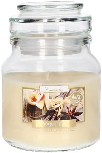 KOTARBAU® Duftkerze Duft Klein im Glas mit Deckel Vanille Geschenkidee Aromatherapie Dekorations-Kerzen Brenndauer bis zu 28 Stunden