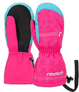 Reusch Ski-Fäustlinge für Babys & Kinder | warm & wasserdicht | Softshell | atmungsaktiv, mit langer Stulpe, Winterhandschuhe für Ski, Freizeit & Schnee, 1-6 Jahre, Maxi R-TEX XT Mitten