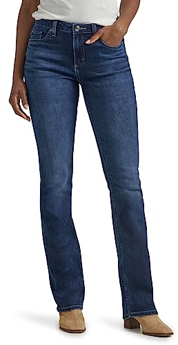 Lee Damen Legendäre Bootcut mittelhoher Taille Jeans, Rivers Edge, 38 Kurz