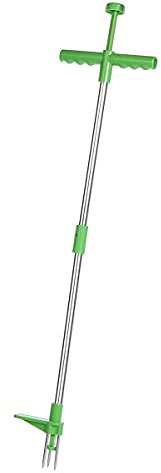 Désherbeur portable à long manche léger durable manuel extérieur extérieur jardin pelouse désherbant arrache-racines