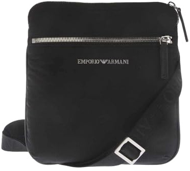 Emporio Armani Herren Handtasche - Schwarz, Einheitsgröße, 23 x 21 x 2 cm