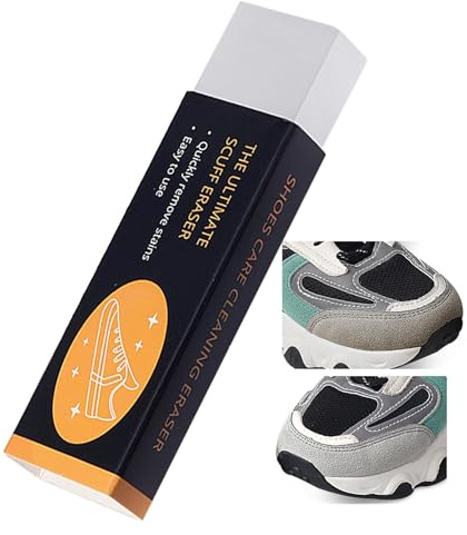 Générique Gomme Supérieure pour Chaussures,Gomme Baskets Portable Sans Lavage, Nettoyant pour Baskets et Gomme D'entretien des Chaussures pour les Chaussures,Gomme À Chaussures Blanche