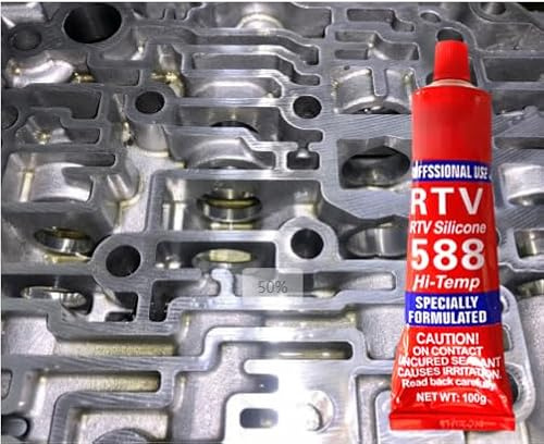 Comioke Dichtmasse Motor, Dichtmasse, 100g Motordichtmasse Schwarz, Zylinderkopfdichtung Dichtmittel, Flüssigdichtung, Getriebe Motor Dichtung Ölwanne, Dichtungs-Additiv, Regeneriert Dichtungen
