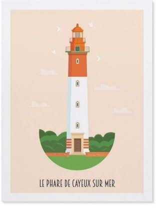 Cayeux-sur-Mer Frankreich Leuchtturm，3D Puzzle 1000 Stück, Holz Montiert DIY Puzzle Montage Spielzeug Für Kinder, Holz Puzzle Holz Geschenk（75x50cm）-BQ27
