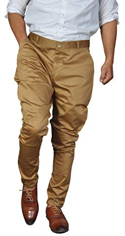 Breakthrough Kneepatch Jodhpur Pants for Men's | Polo & Fashionable Baloon Pants Ethnic Trouser Size: 30 Black