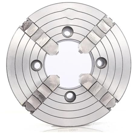 Drehfutter 160 mm, 4 Backen, unabhängiges Spannfutter K72-160, manuell, Metall