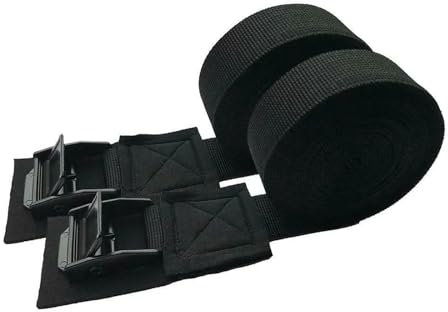EDEDE Spanngurt, Zurrgurte 2 stücke Neue 2/3/4/5m * 2,5 cm Schwarz Spanngurt Starke Ratsche Gürtel päck Tasche Ladungauspeitschung Mit Metall Schnalle Dropshipping für Transport(500x2.5cm 2pcs)